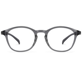 Dollger Women's Fashionable TR90 Frame Blue Light Glasses with AC Lens - Computer Anti Blue Light Transparent Grey