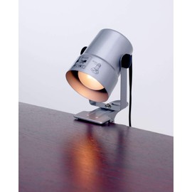 ELPA Clip Light 40W Short Silver SPOT-CR40(SL)