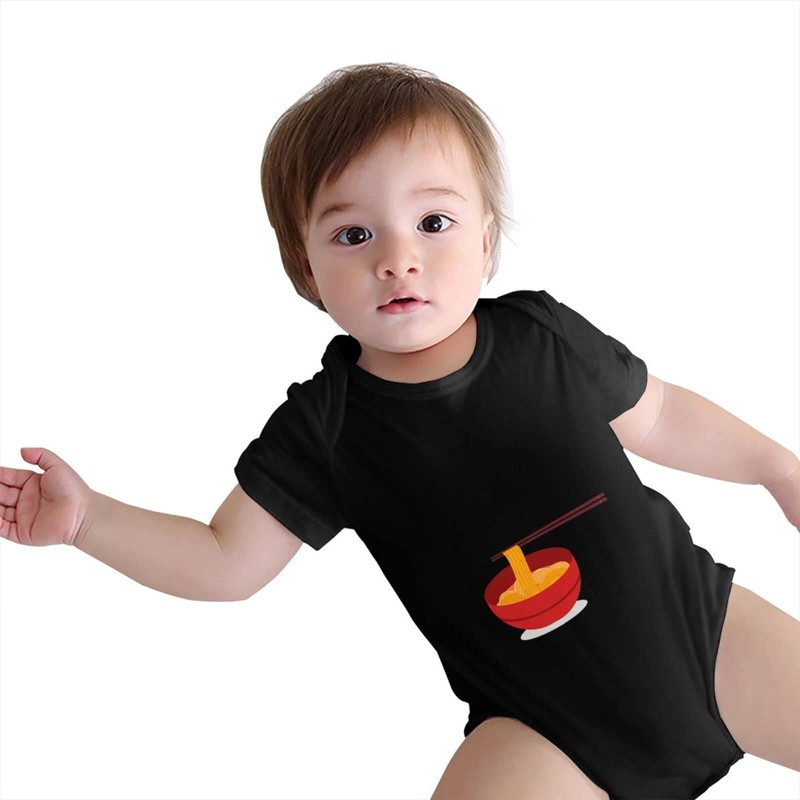 Alin-Z Noodles Ramen Baby Jersey Bodysuit Infant Tights Children'S Toddler