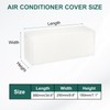 PATIKIL 34.6" Air Conditioner Cover, Indoor AC Cover Leather Dustproof