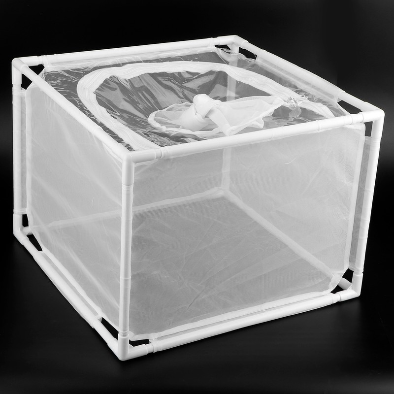 Insect Mesh Cage Greenhouse Outdoor Ventilated Butterflies Habitats Cage 40x30x40cm