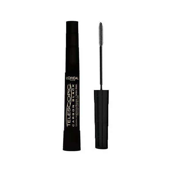 Máscara Para Pestañas L'oréal Telescopic Carbon Black 8 Ml
