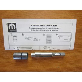 Mopar Ram 1500 DT Jeep Gladiator Spare Tire Lock New OEM