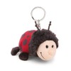 NICI Keyring, ladybird, dotti-Lotti, 9 cm, red, plush companion for
