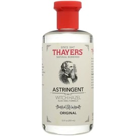 Thayers Witch Hazel with Aloe Vera, Original Astringent, 12 Fl Oz (Pack of 2)