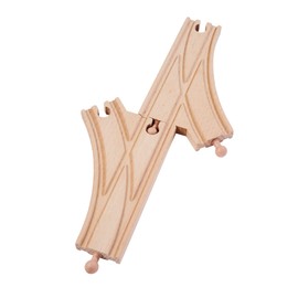 Eichhorn Rail 100006401 Switch Set, 2 Pieces, FSC Certified Beech Wood, Can be Installed with Other Rail Systems