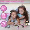 Pretend Makeup for Kit for Girls + Customizable Cosmetic Bag