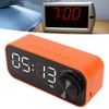 Mini Bluetooth Speaker Heavy Bass Dual Alarm Clock Portable Wireless