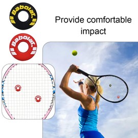 XIXILINRUIYUN 4 Pcs Rubber Tire Shape Vibration Dampener Durable Tennis Racket Shock Absorber Soft Tennis Accessory Great for Tennis Players