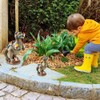 Garden Statue Dinosaur Eating Goblins Resin Art Sculpture for Outdoor