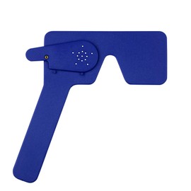 Medarchitect Ophthalmic Pinhole Occluder for Vision Tests, Blue
