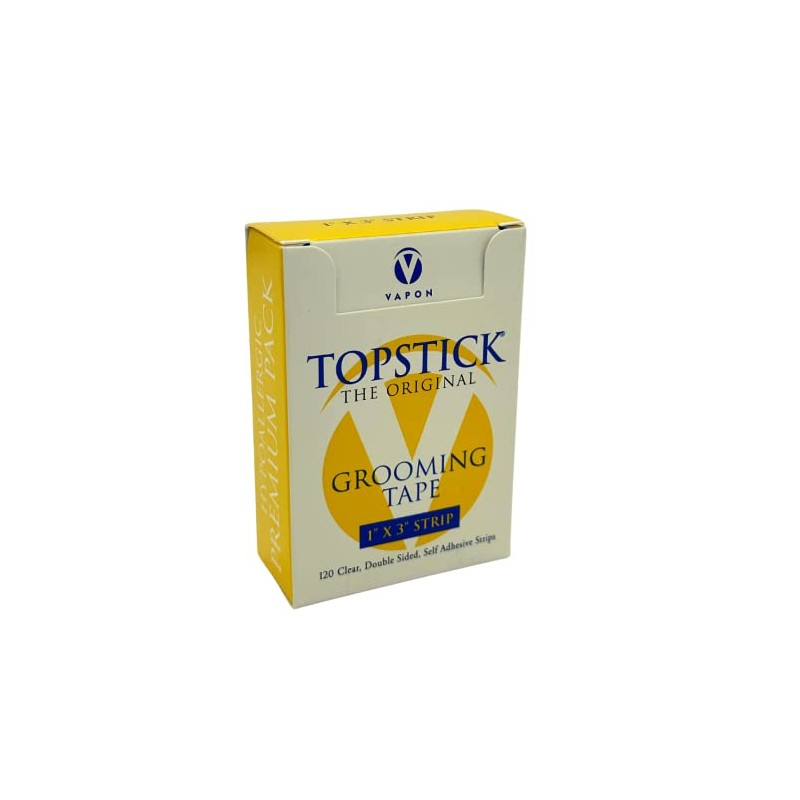 Topstick 1" X 3" - Clear Strips - New Hypoallergic