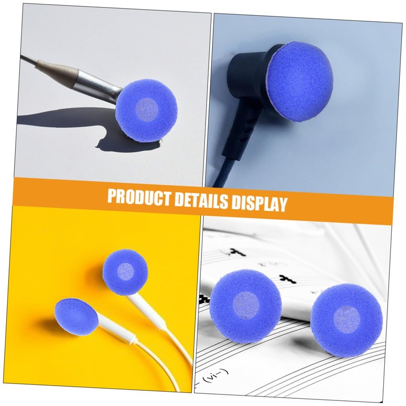 Levemolo 100pcs Soft Replacement Earbud Headphone Sponge Covers Cushions for