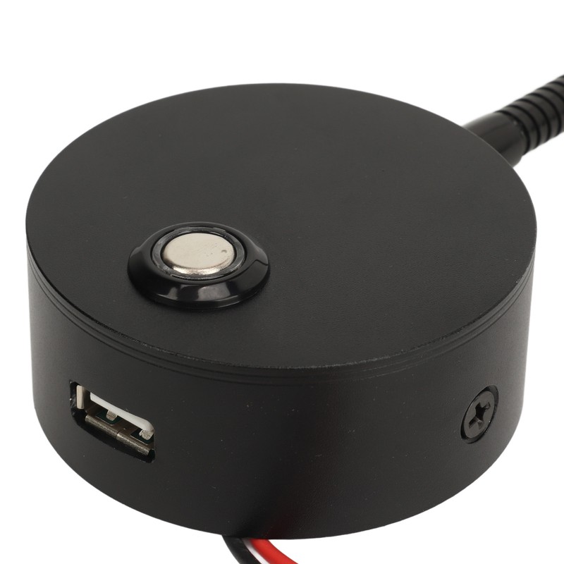 LED Reading Light DC12 to 24V Touch Adjustment USB Charging