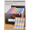 ABC life Document Folder A4 26 Compartments Expanding Folder Sorting
