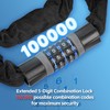 Oture Bike Lock Heavy Duty 5-Digit Resettable Anti-Theft Bicycle Chain