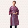 Beauty Gown Hair Salon Makeup Robe Tie-Closure Purple
