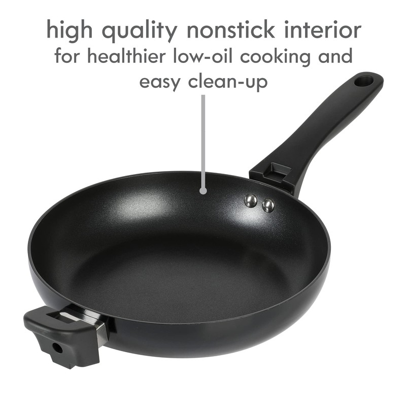 Kenmore Wyatt Aluminum Stackable All in One Multi-Function Cookware Set