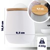 KADAX Cosmetics Tin, Ceramic Storage Tin, Cotton Wool Box with