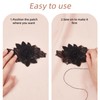 letsinstyle 12 PCS Black Mixed Style Lace Applique, Embroidery Patch