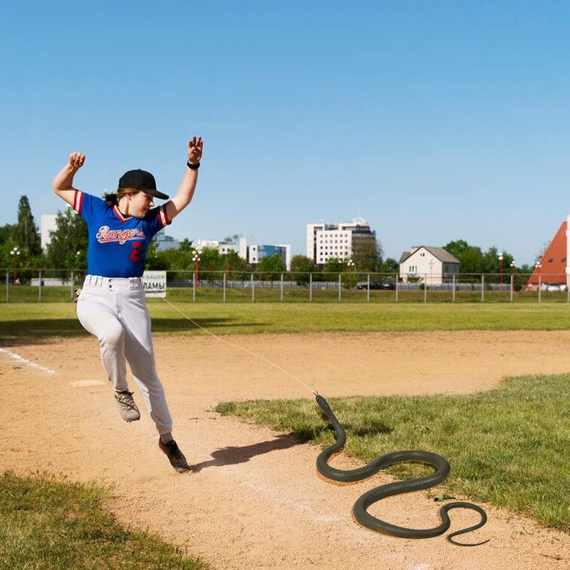 Realistic Snake Prank with String Clip,Prank Snake Toy,Snake Prank for