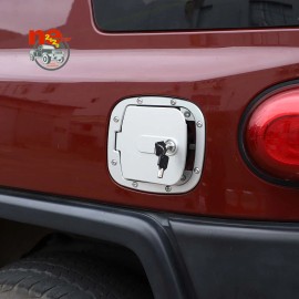 carmotion88 Replace Alloy Car Gas Fuel Tank Door Trim W Lock For Toyota FJ Cruiser 2007-2021