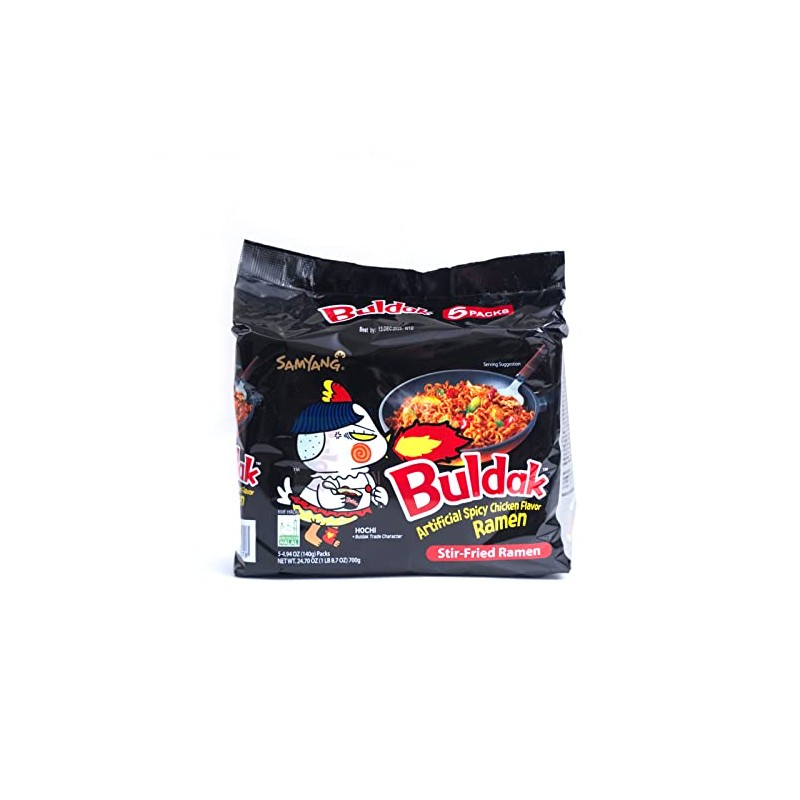 Samyang Original Chicken Flavor Buldak Ramen Pack of 5