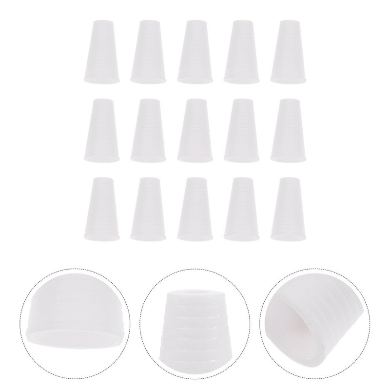 Artibetter Pull Cord Tassels White Window Blind Cord Buttons 15