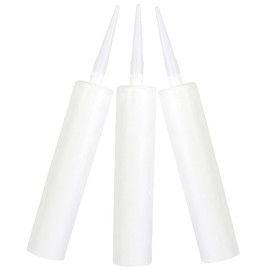 Ciieeo 3pcs Empty Hose Sealing Caulk Tube Air-tite Caulk Tube Storage Liquid Containers Daily Applicator Bottle Fillable Caulk Tubes Empty Caulking Tubes Fillable Cement Simple Plastic