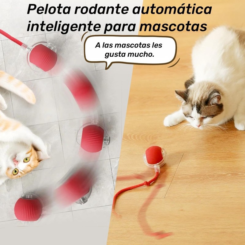Chewie Ball – Juguete interactivo para gatos con 3 modos