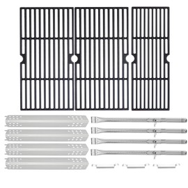 463342119 Grill Replacement Grates Heat Tents Parts for Charbroil Performance 4 Burner Grill Parts 463335517 463342118 463347418 Charbroil 475 G470-0004-W1A G470-5200-W1 Burner Tube Parts G470-0002-W1