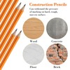96 Pcs Jumbo Pencils, Black Core, Cedar Wood, Orange, Triangle