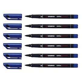 STABILO OHPen Universal Permanent Blue Pack of 6