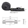 Ayaport Battery Tie Down Strap Battery Box Hold Down Kit