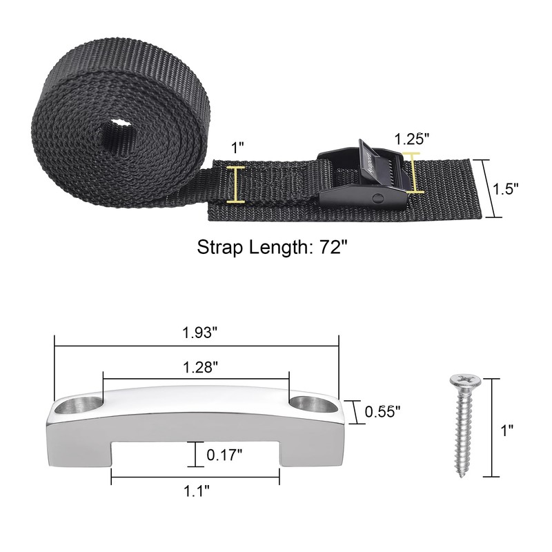 Ayaport Battery Tie Down Strap Battery Box Hold Down Kit