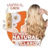Kit Aclarante Cabello Grisi Manzanilla Shampoo Crema Peinar