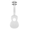 Kala KA-SWT Transparent Ice Soprano Waterman Ukulele