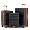 US Warehouse Waterproof Luxury PC+ABS 3 Pieces Trolley Suitcases Luggage