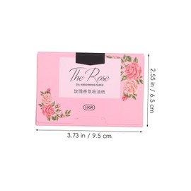 Baluue Oil Absorbing Sheets Blotting Papers for Oily Skin Care Portable Facial Oil Control Tissues for Home Gym Office Go Use