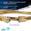 Shower Hose Metal Gold Colour 1.50 m