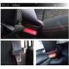 MAZDA Mazda 3 Genuine Leather Seat Belt Cover (Red Stitching)