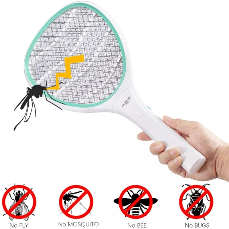 Faicuk Handheld Bug Zapper Racket Electric Mosquito Killer