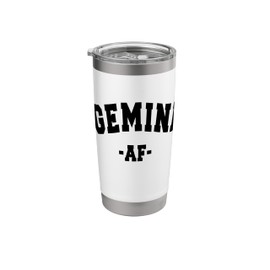 GEMINI ASTROLOGY ZODIAC STAR SIGN DECORATIONS WOMEN MEN KIDS Stainless Steel Insulated Tumbler