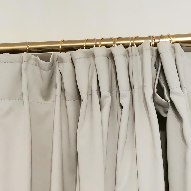 Coideal Open Curtain Rings with Eyelet - 20 Pack 1.5