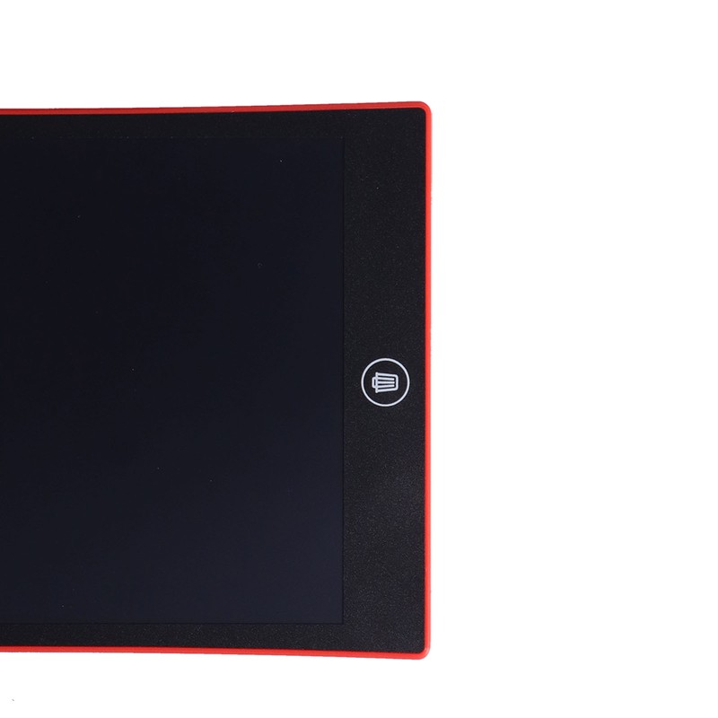 LCD Writing Tablet 10in Full Screen Replaceable Button Battery Red