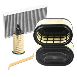 670001545 670005021 000311401 Fuel Filter Cabin Air Filter Oil Filter Filter Change Kit Compatible with 2014-2022 Maserati Ghibli, 2017-2022 Levante,2014-2020 Quattroporte Replaces PA99301 298939