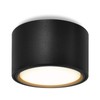 GeyouLux LED surface-mounted spotlight, black, diameter 95 x 55 mm,