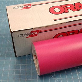 Pink 24" x 10 Ft Roll of Oracal 631 Vinyl for Craft Cutters and Vinyl Sign Cutters