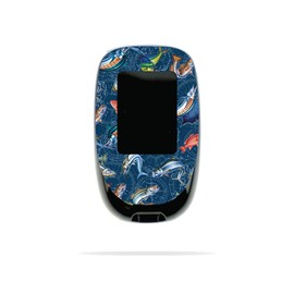 MightySkins Skin Compatible with Accu-Chek Nano - Saltwater Compass | Protective, Durable, and Unique Vinyl Decal wrap Cover | Easy to Apply, Remove, and Change Styles | Made in The USA
