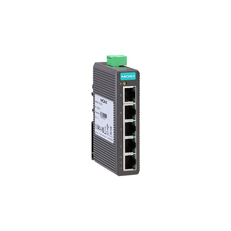 MOXA Industrial 5-Port Unmanaged Ethernet Switch EDS-205